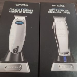Andis Pro Master Cordless Lithium-Ion Clipper and T-Outliner Lithium Ion Trimmer